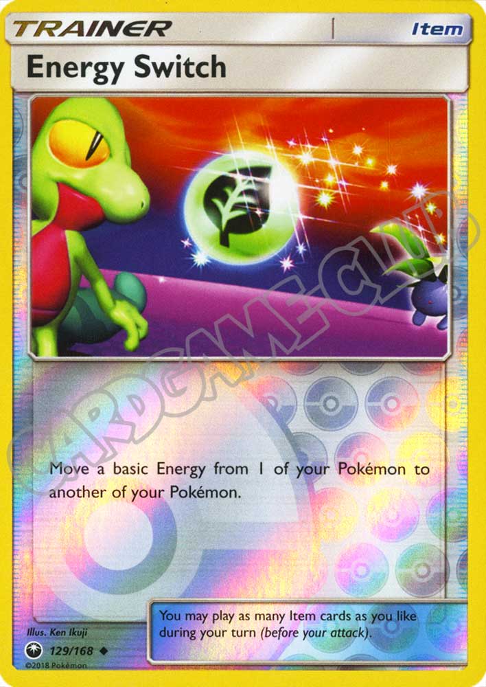 129 / 168 Energy Switch non comune foil reverse (EN) -NEAR MINT-
