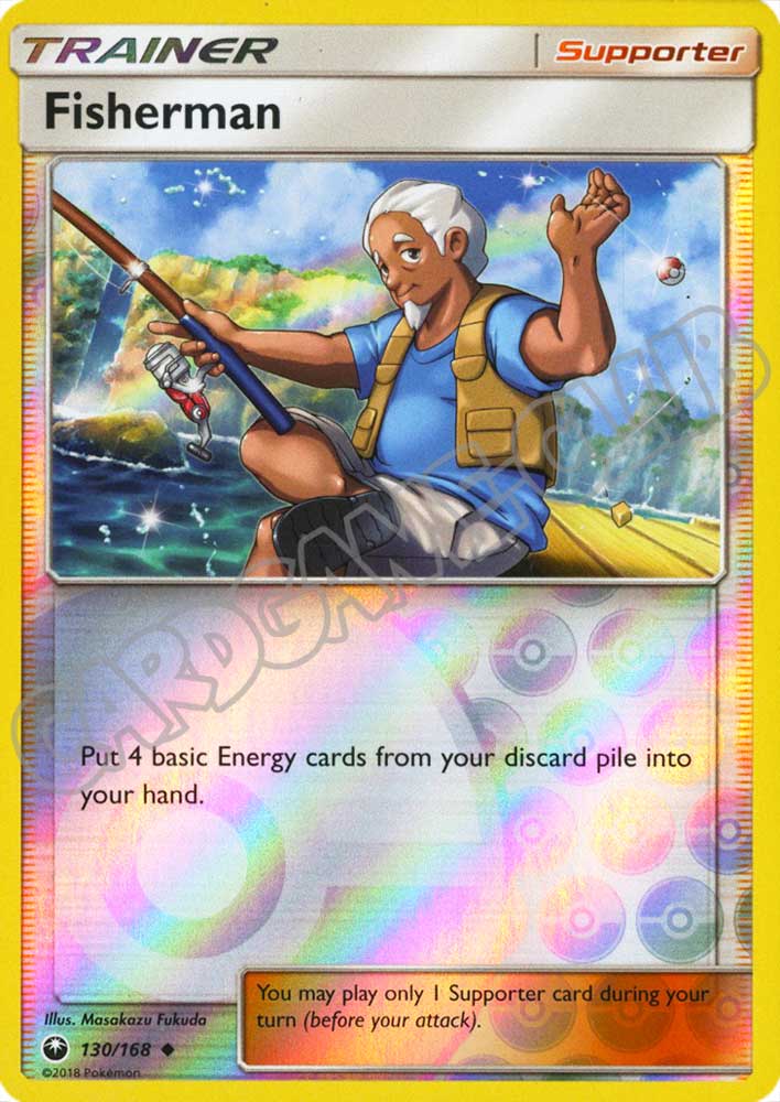 130 / 168 Fisherman non comune foil reverse (EN) -NEAR MINT-