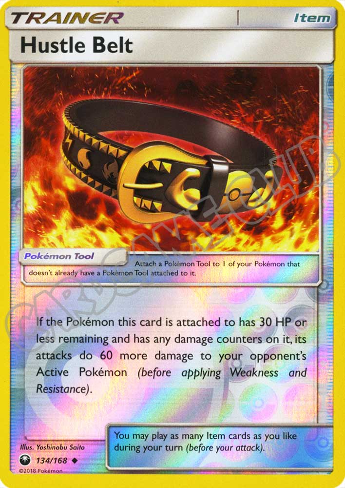 134 / 168 Hustle Belt non comune foil reverse (EN) -NEAR MINT-