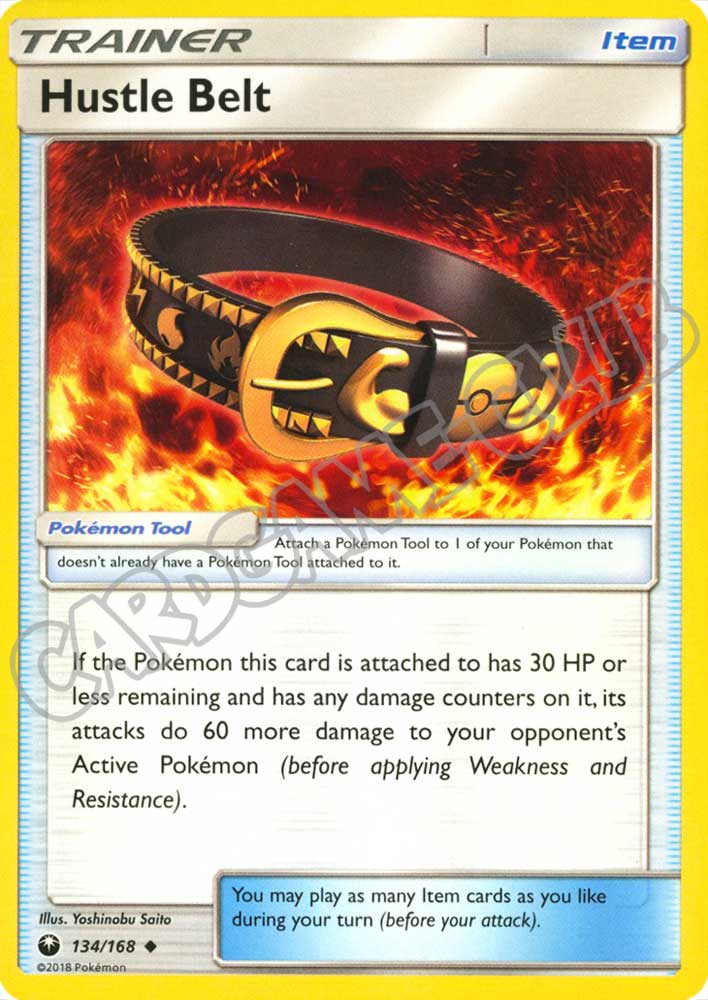 134 / 168 Hustle Belt non comune normale (EN) -NEAR MINT-