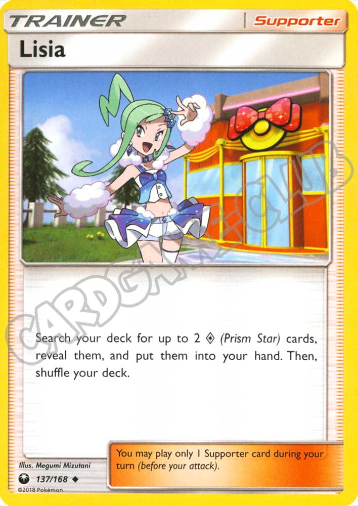 137 / 168 Lisia non comune normale (EN) -NEAR MINT-