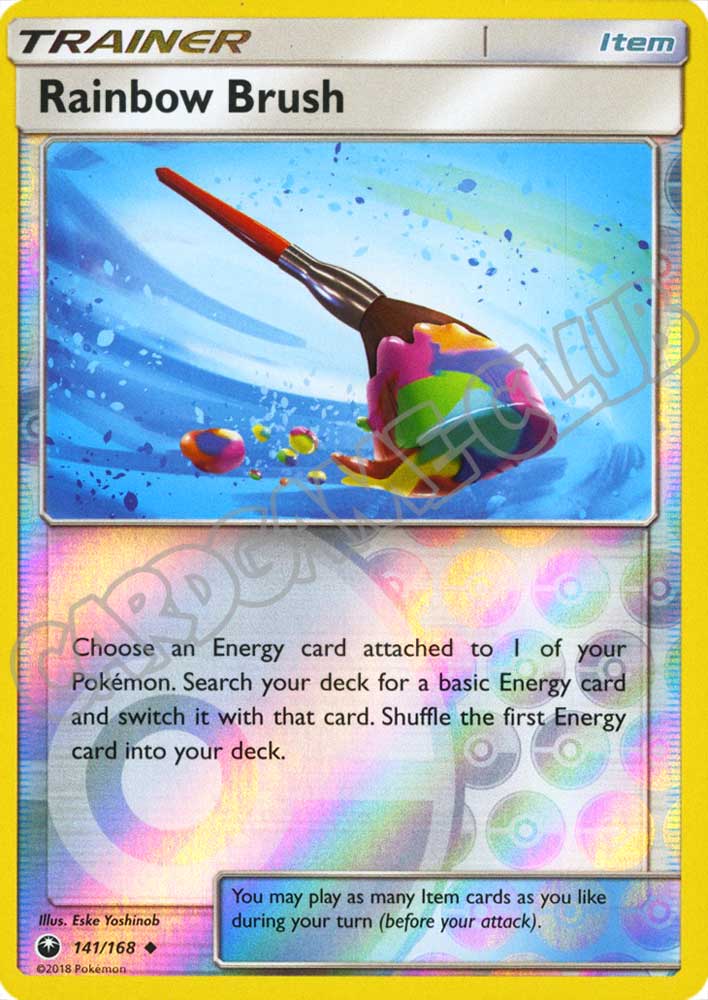 141 / 168 Rainbow Brush non comune foil reverse (EN) -NEAR MINT-