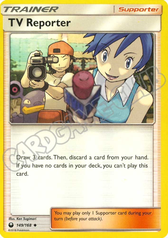 149 / 168 TV Reporter non comune normale (EN) -NEAR MINT-