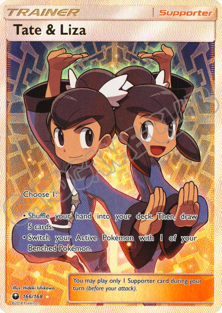 166 / 168 Tate & Liza ultra rara foil (EN) -NEAR MINT-