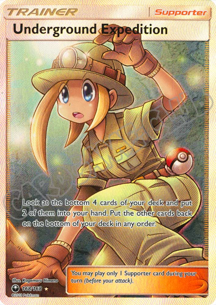 168 / 168 Underground Expedition ultra rara foil (EN) -NEAR MINT-