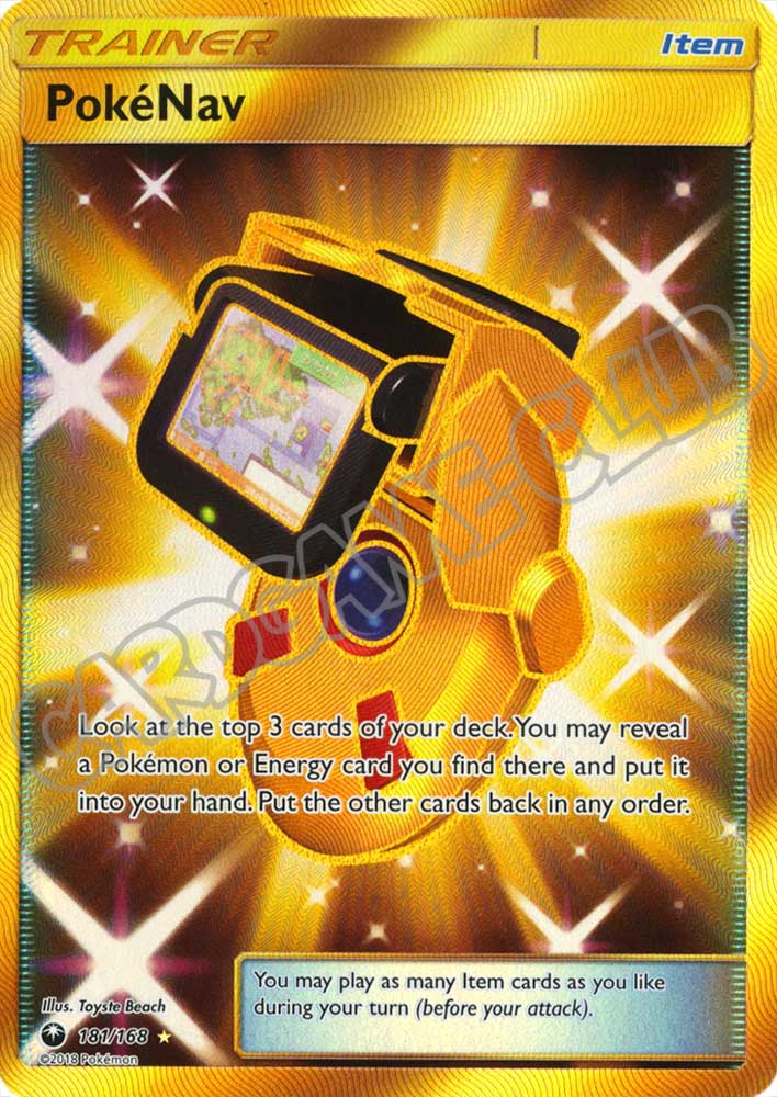 181 / 168 PokeNav rara segreta foil (EN) -NEAR MINT-