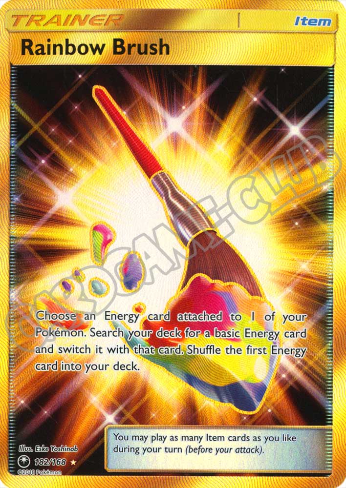 182 / 168 Rainbow Brush rara segreta foil (EN) -NEAR MINT-