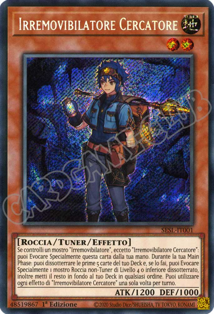 SESL-IT001 Irremovibilatore Cercatore rara segreta 1a Edizione (IT) -NEAR MINT-