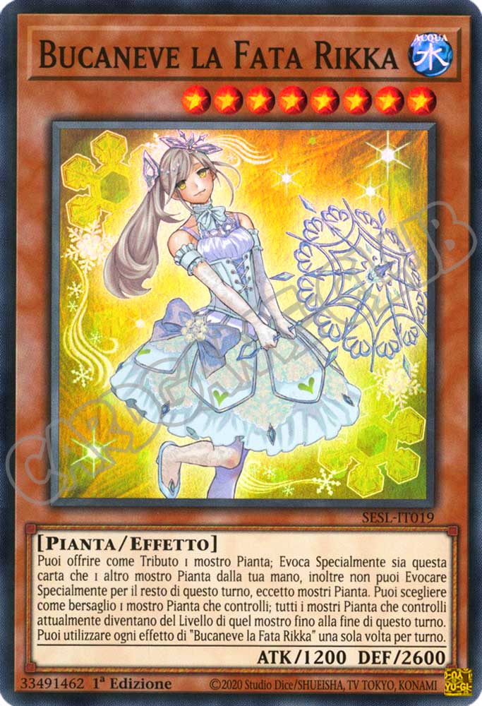 SESL-IT019 Bucaneve la Fata Rikka super rara 1a Edizione (IT) -NEAR MINT-