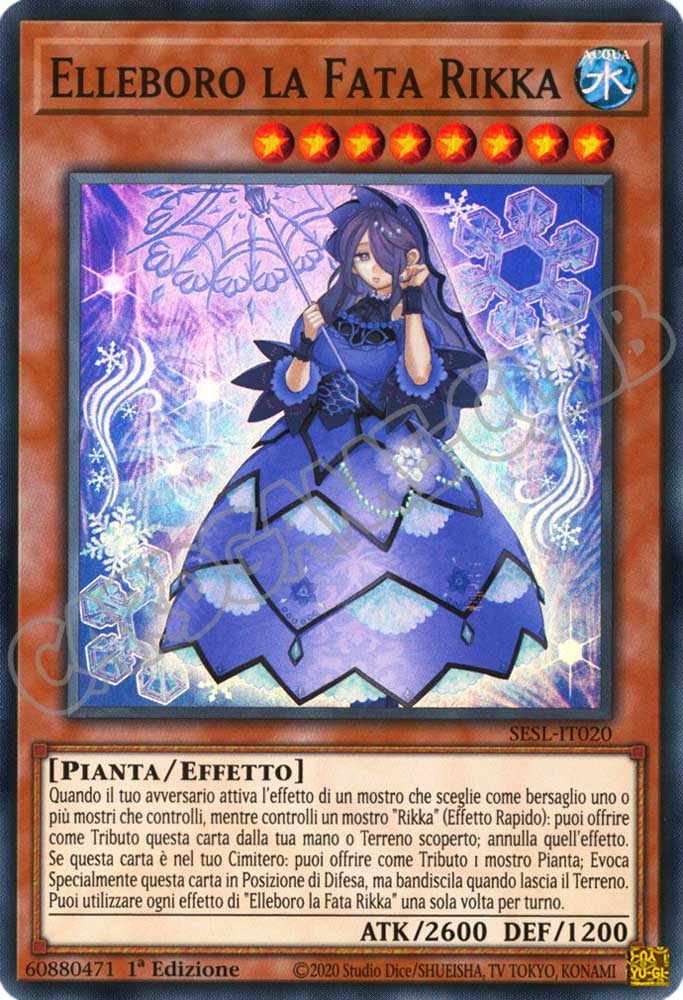 SESL-IT020 Elleboro la Fata Rikka super rara 1a Edizione (IT) -NEAR MINT-