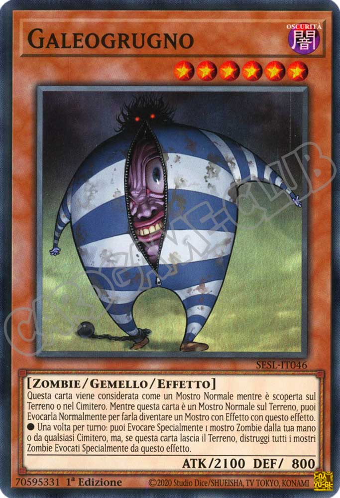 SESL-IT046 Galeogrugno super rara 1a Edizione (IT) -NEAR MINT-