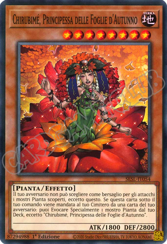 SESL-IT054 Chirubime', Principessa delle Foglie d'Autunno super rara 1a Edizione (IT) -NEAR MINT-