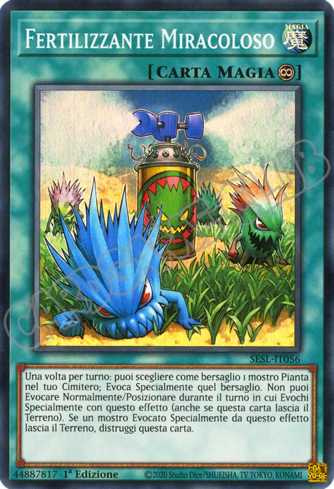 SESL-IT056 Fertilizzante Miracoloso super rara 1a Edizione (IT) -NEAR MINT-