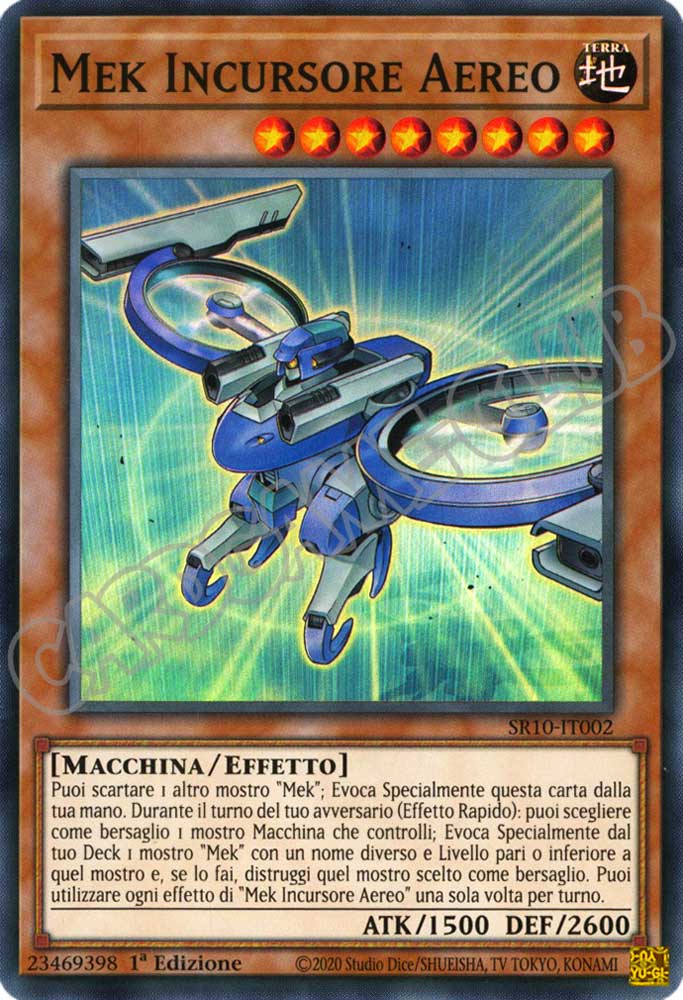 SR10-IT002 Mek Incursore Aereo super rara 1a Edizione (IT) -NEAR MINT-