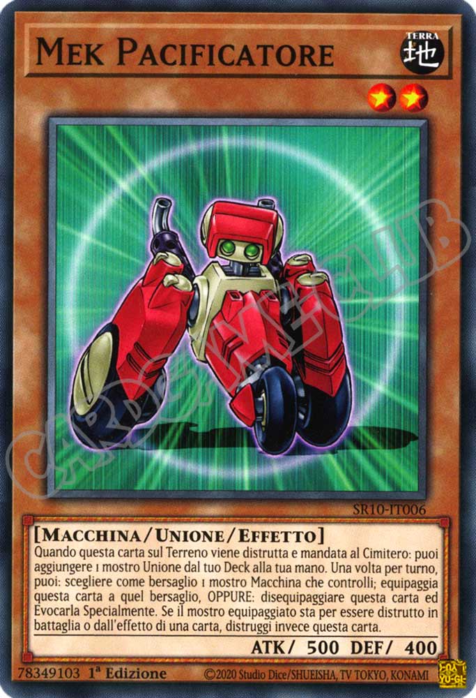 SR10-IT006 Mek Pacificatore comune 1a Edizione (IT) -NEAR MINT-