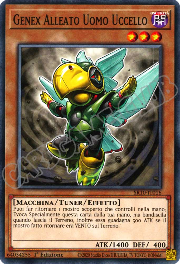 SR10-IT016 Genex Alleato Uomo Uccello comune 1a Edizione (IT) -NEAR MINT-