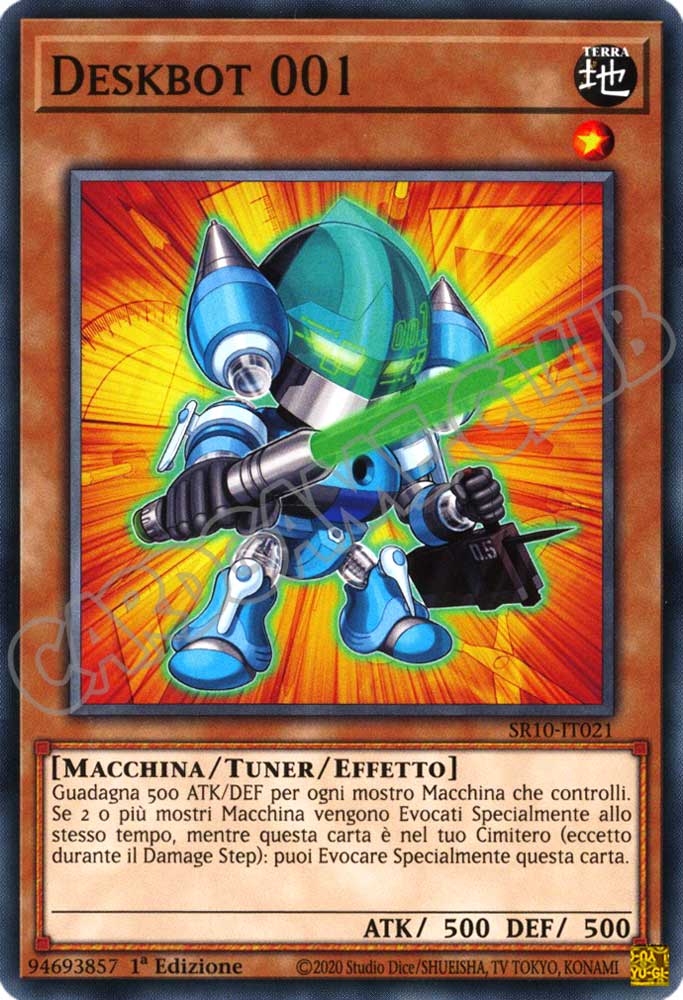 SR10-IT021 Deskbot 001 comune 1a Edizione (IT) -NEAR MINT-