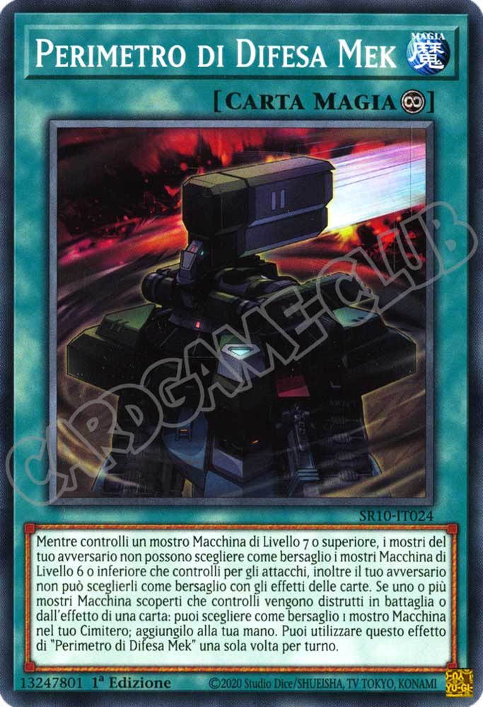 SR10-IT024 Perimetro di Difesa Mek comune 1a Edizione (IT) -NEAR MINT-