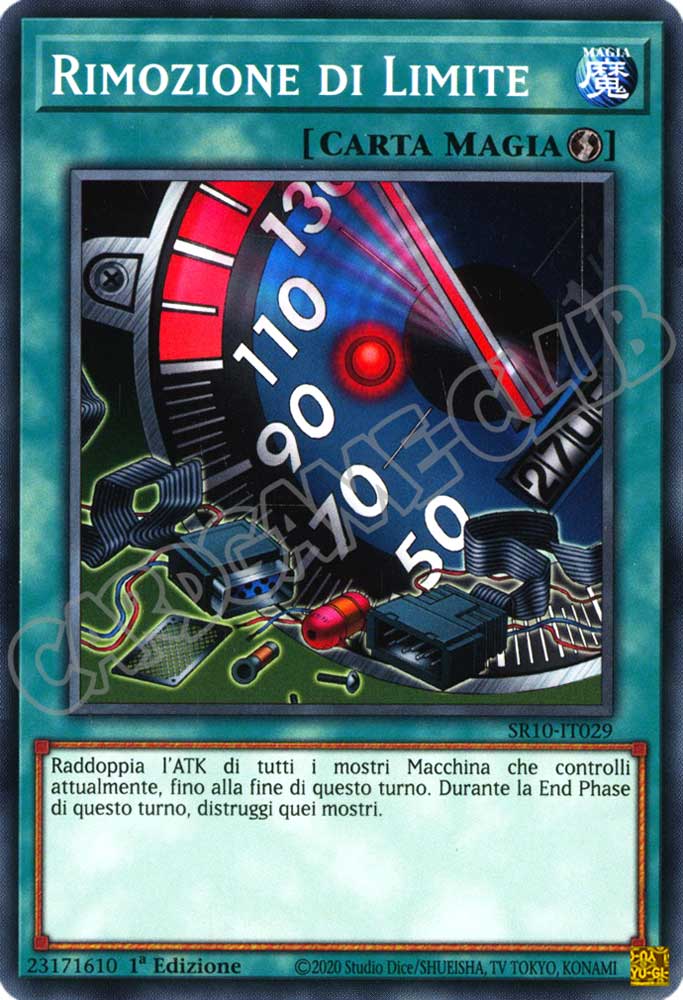 SR10-IT029 Rimozione di Limite comune 1a Edizione (IT) -NEAR MINT-