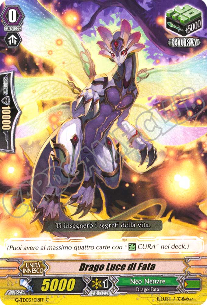 G-TD03-IT018 Drago Luce di Fata comune normale (IT) -NEAR MINT-
