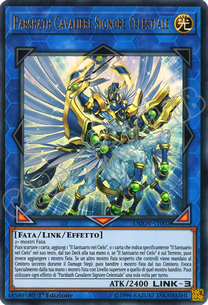 DUOV-IT002 Parshath Cavaliere Signore Celestiale ultra rara 1a Edizione (IT) -NEAR MINT-