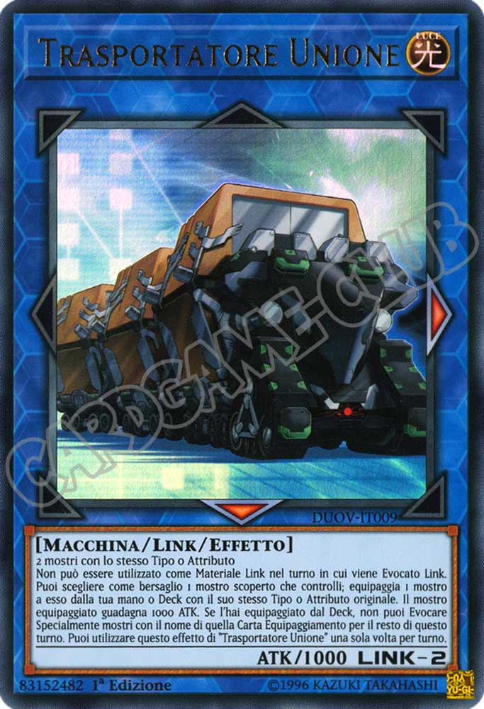 DUOV-IT009 Trasportatore Unione ultra rara 1a Edizione (IT) -NEAR MINT-