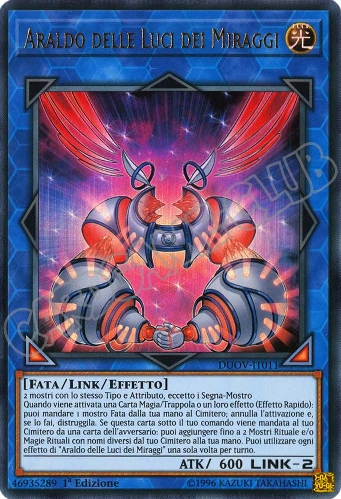 DUOV-IT011 Araldo delle Luci dei Miraggi ultra rara 1a Edizione (IT) -NEAR MINT-