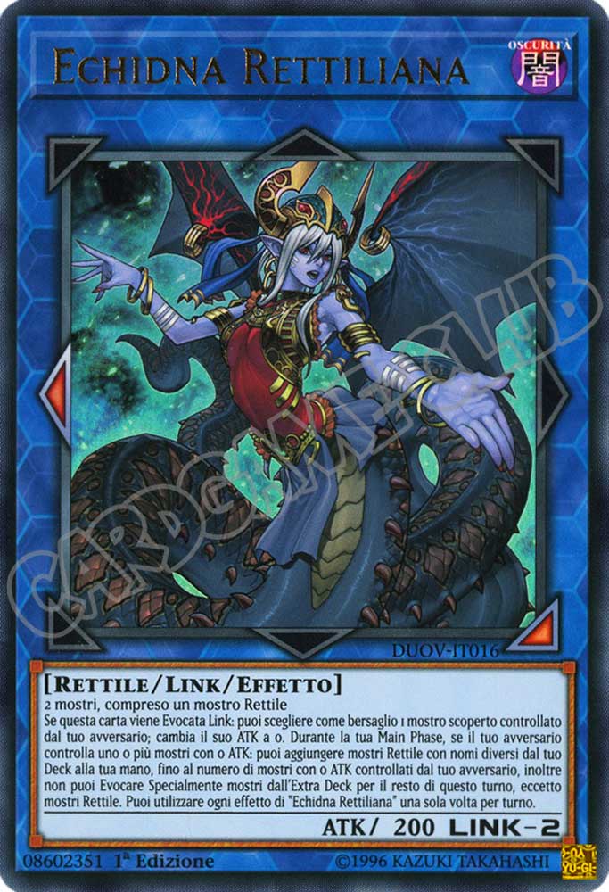 DUOV-IT016 Echidna Rettiliana ultra rara 1a Edizione (IT) -NEAR MINT-
