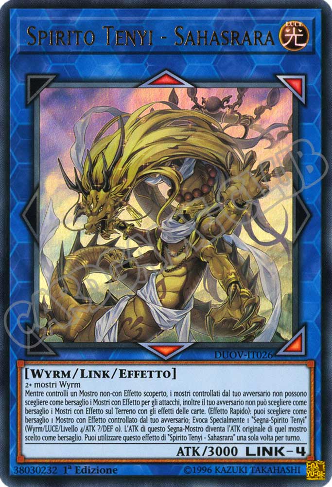 DUOV-IT026 Spirito Tenyi - Sahasrara ultra rara 1a Edizione (IT) -NEAR MINT-