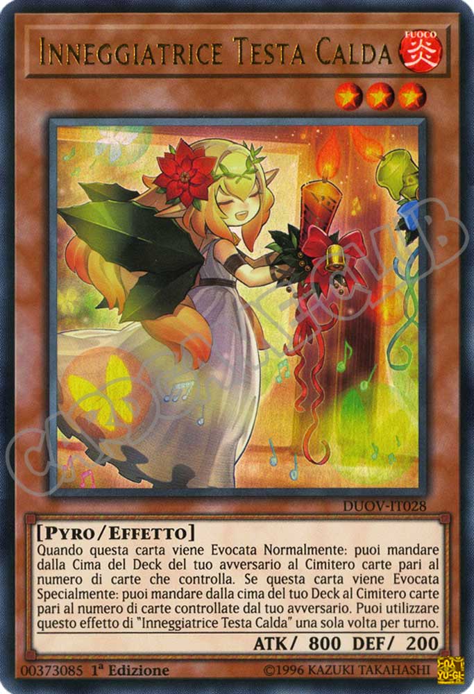 DUOV-IT028 Inneggiatrice Testa Calda ultra rara 1a Edizione (IT) -NEAR MINT-