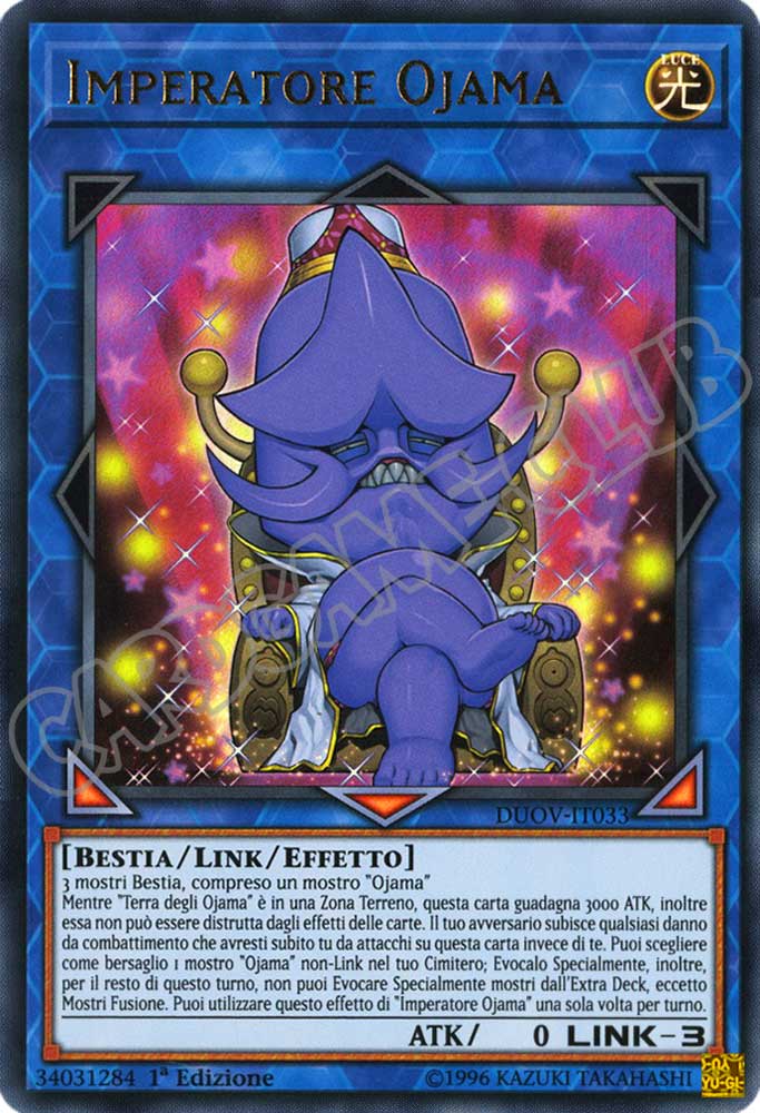 DUOV-IT033 Imperatore Ojama ultra rara 1a Edizione (IT) -NEAR MINT-