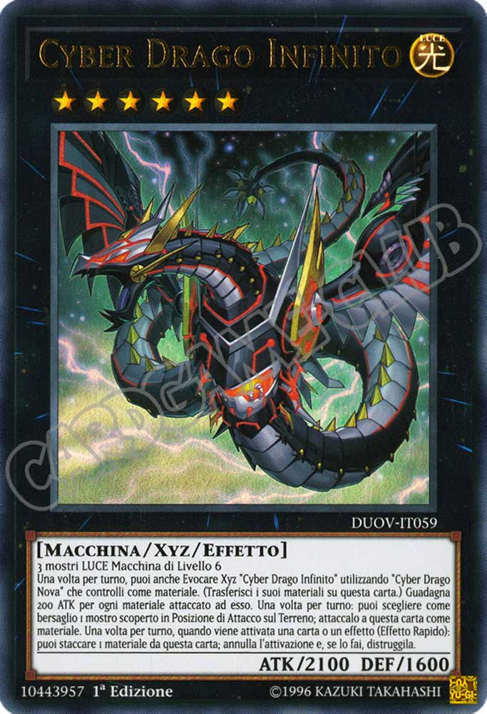DUOV-IT059 Cyber Drago Infinito ultra rara 1a Edizione (IT) -NEAR MINT-