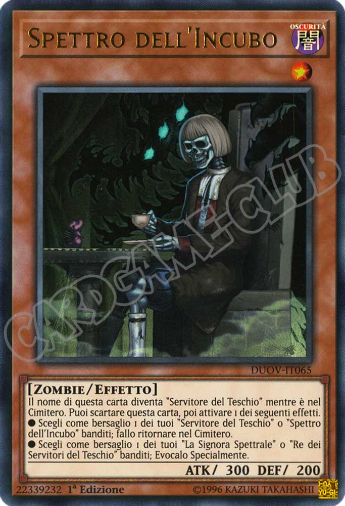 DUOV-IT065 Spettro dell'Incubo ultra rara 1a Edizione (IT) -NEAR MINT-