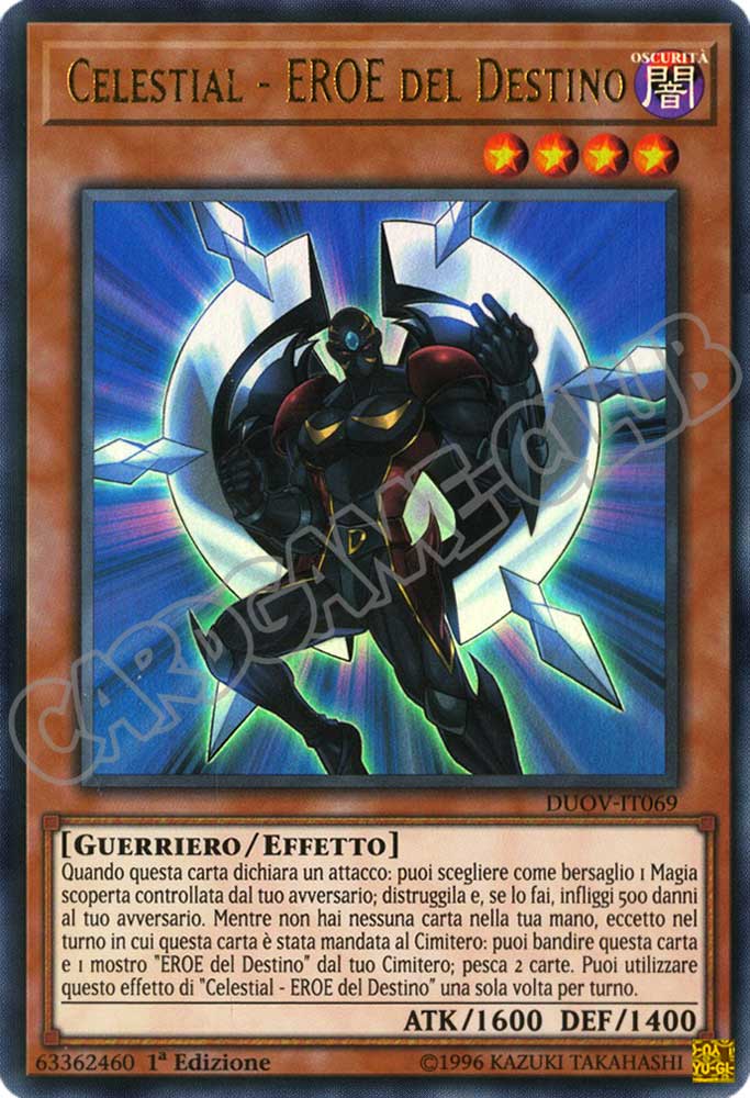 DUOV-IT069 Celestial - EROE del Destino ultra rara 1a Edizione (IT) -NEAR MINT-