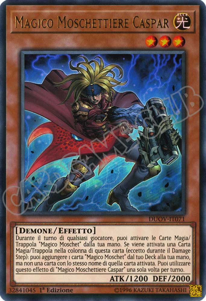 DUOV-IT071 Magico Moschettiere Caspar ultra rara 1a Edizione (IT) -NEAR MINT-