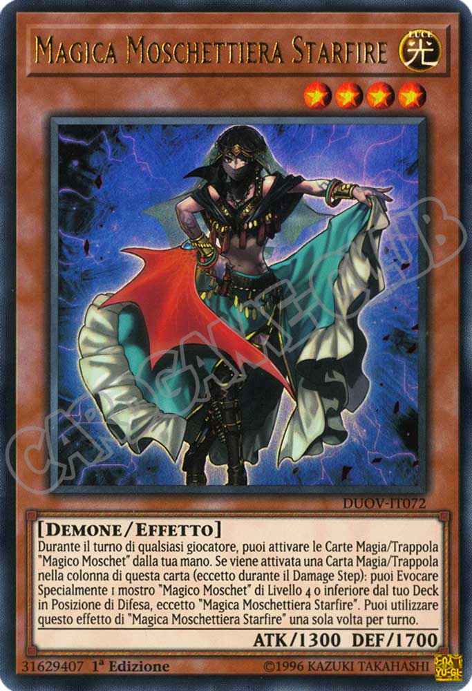 DUOV-IT072 Magica Moschettiera Starfire ultra rara 1a Edizione (IT) -NEAR MINT-