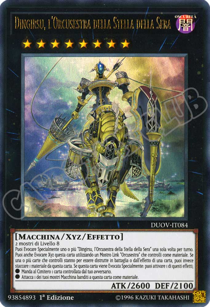 DUOV-IT084 Dingirsu, l'Orcusestra della Stella della Sera ultra rara 1a Edizione (IT) -NEAR MINT-