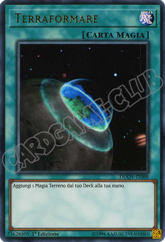 DUOV-IT088 Terraformare ultra rara 1a Edizione (IT) -NEAR MINT-