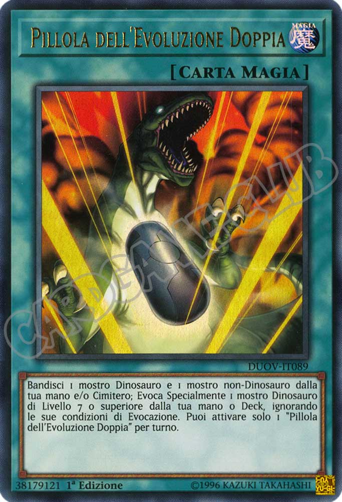 DUOV-IT089 Pillola dell'Evoluzione Doppia ultra rara 1a Edizione (IT) -NEAR MINT-