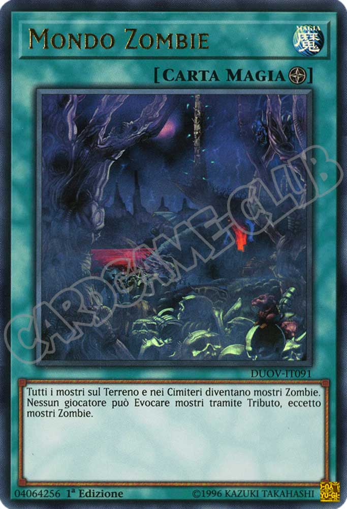 DUOV-IT091 Mondo Zombie ultra rara 1a Edizione (IT) -NEAR MINT-