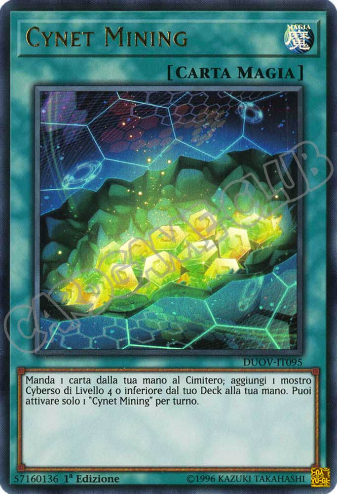 DUOV-IT095 Cynet Mining ultra rara 1a Edizione (IT) -NEAR MINT-