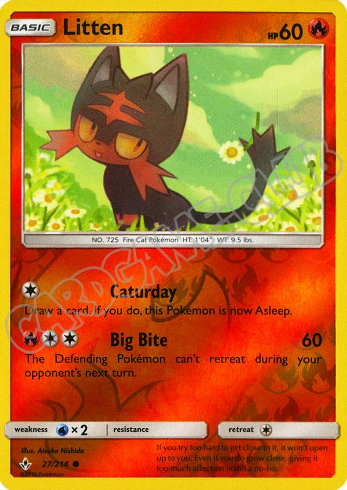 027 / 214 Litten comune foil reverse (EN) -NEAR MINT-