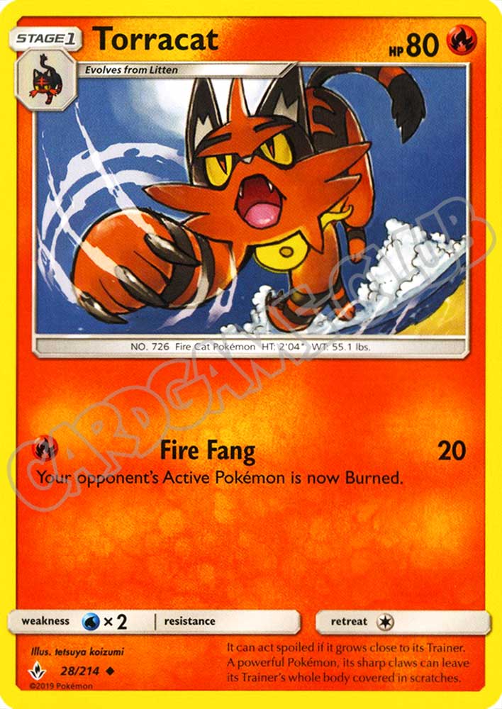 028 / 214 Torracat non comune normale (EN) -NEAR MINT-