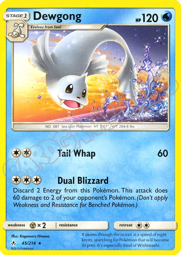 045 / 214 Dewgong rara normale (EN) -NEAR MINT-