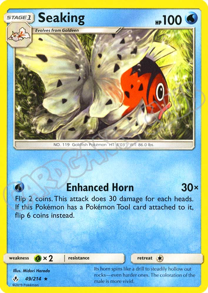 049 / 214 Seaking rara normale (EN) -NEAR MINT-