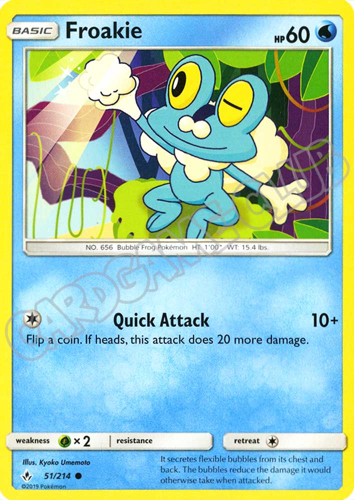 051 / 214 Froakie comune normale (EN) -NEAR MINT-