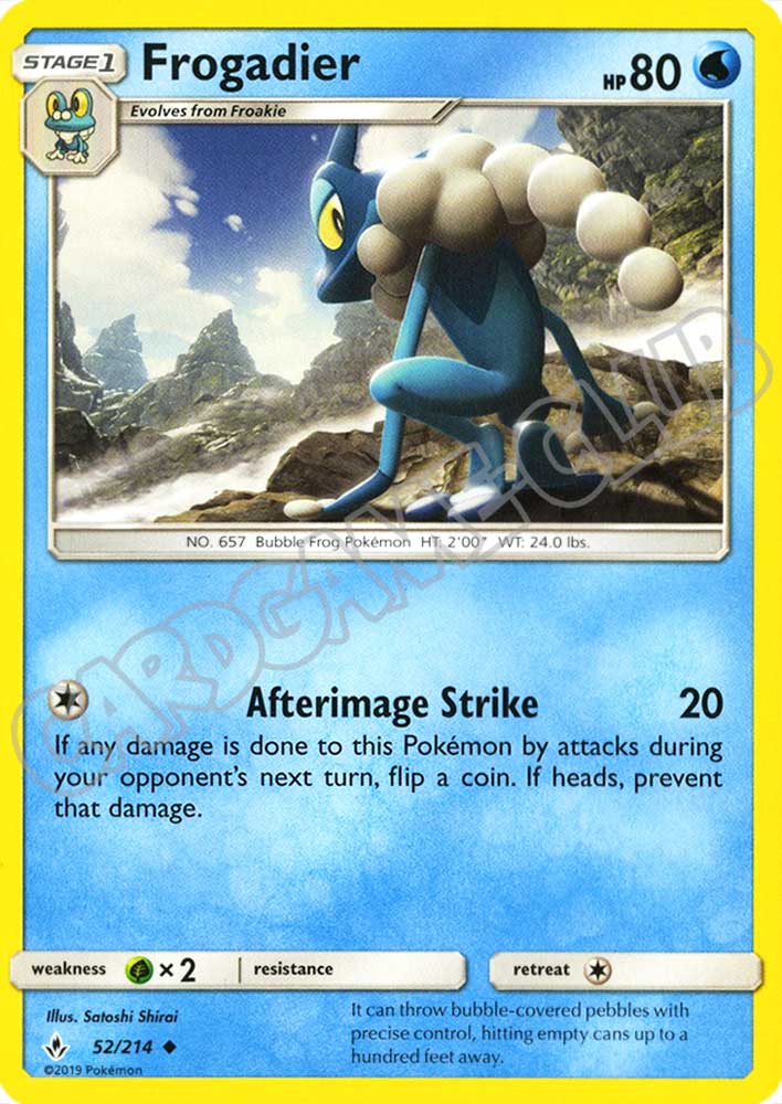 052 / 214 Frogadier non comune normale (EN) -NEAR MINT-