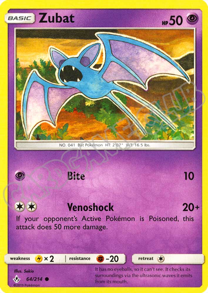 064 / 214 Zubat comune normale (EN) -NEAR MINT-