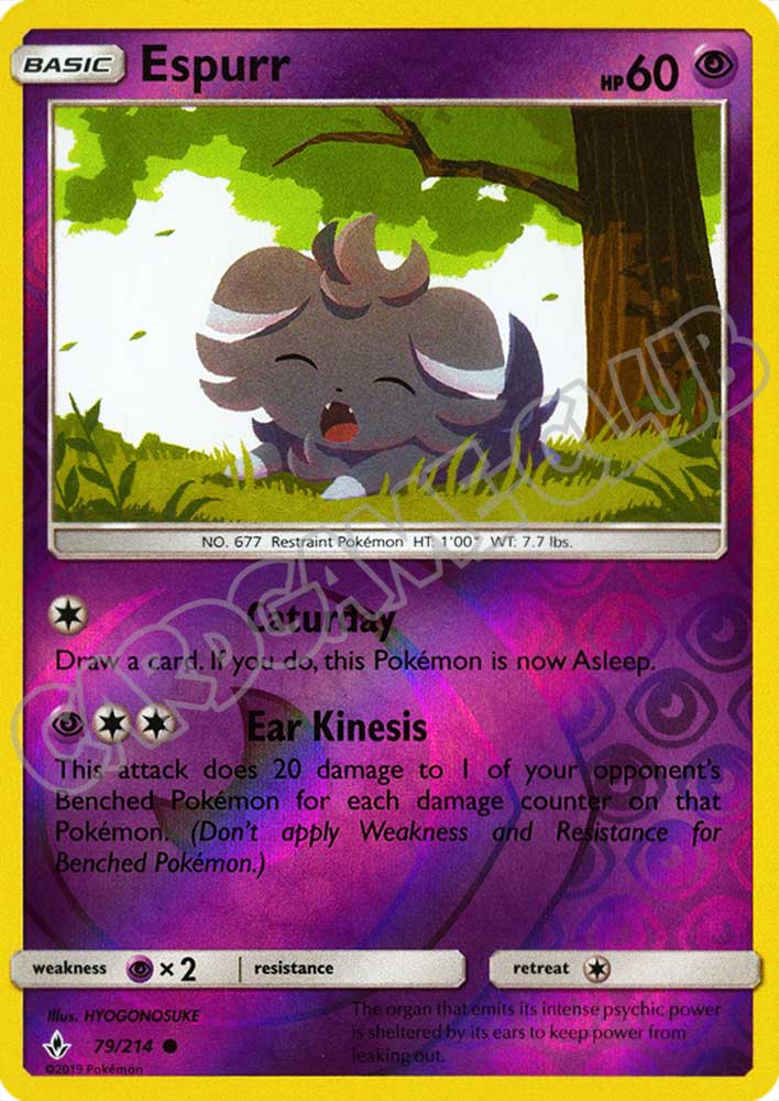 079 / 214 Espurr comune foil reverse (EN) -NEAR MINT-
