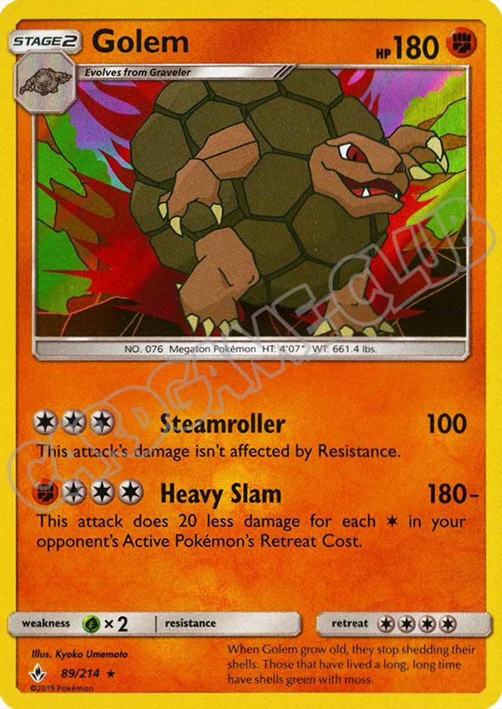 089 / 214 Golem rara foil (EN) -NEAR MINT-